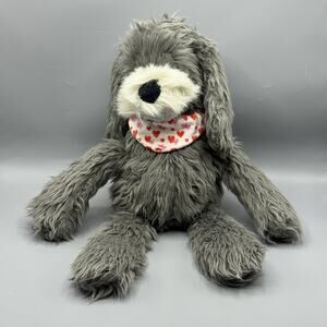 Giggle Scape Scruffy Schnauzer Gray Puppy Dog Plush 17"